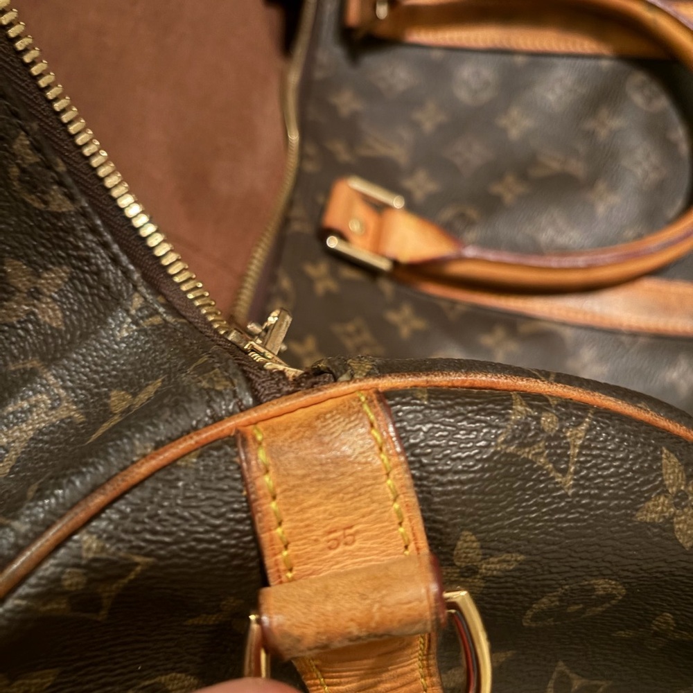 Louis Vuitton Brown Monogram Travel Bag